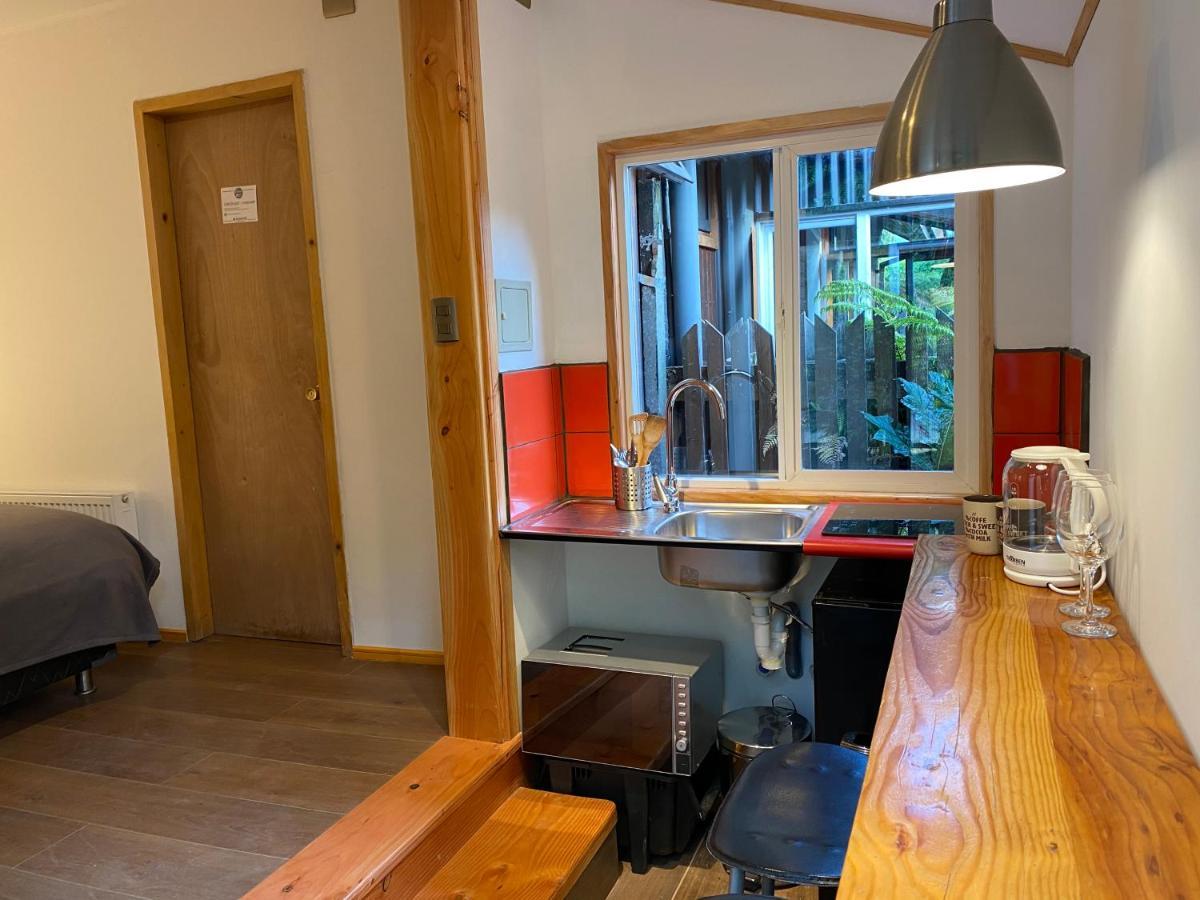 French Andes Apart Hostel ปูกอน ภายนอก รูปภาพ