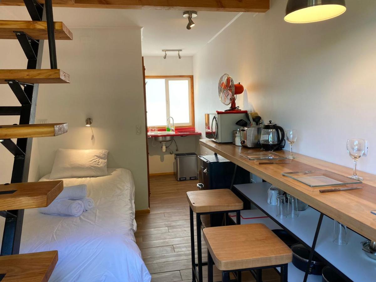 French Andes Apart Hostel ปูกอน ภายนอก รูปภาพ